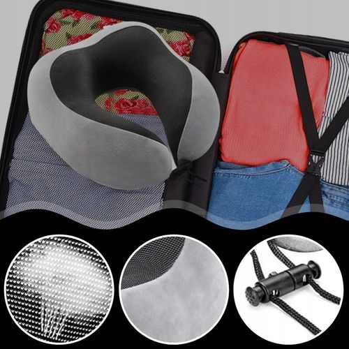 PODUSZKA PODRÓŻNA TURYSTYCZNA NA SZYJĘ ZAGŁÓWEK DO SAMOCHODU MEMORY na Arena.pl