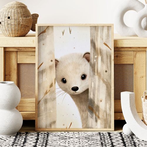 Plakat dla dziecka łasica 30x40 cm na Arena.pl