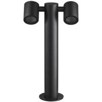 Ogrodowa LAMPA słupek KETTO EKO8340 Milagro regulowana OPRAWA metalowe reflektorki stojące outdoor IP44 czarne