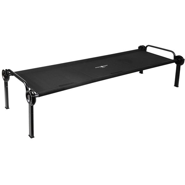 Łóżko polowe  Disc-O-Bed ONE L  czarne zdjęcie 2