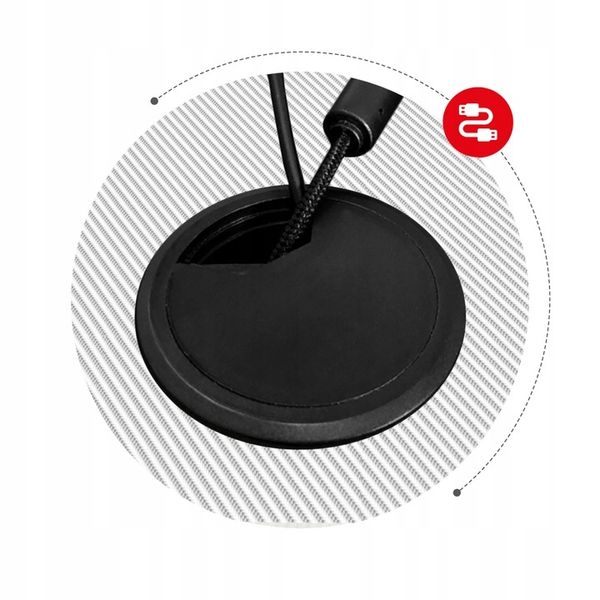 Biurko Gamingowe Narożne Komputerowe Gracza Huzaro zdjęcie 5