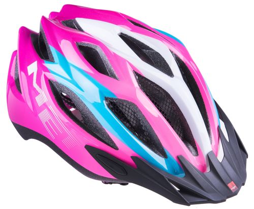 Kask MET CROSSOVER Unisize różowo-niebieski 2016 na Arena.pl