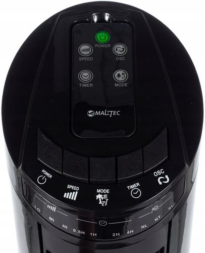 WENTYLATOR STOJĄCY KOLUMNOWY WIATRAK PODŁOGOWY OSCYLACJA TIMER LED na Arena.pl