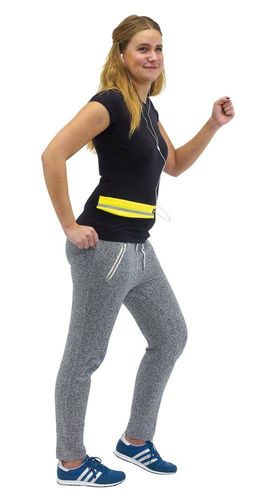 Pas biegowy SEE ME, czarny, żółty na Arena.pl