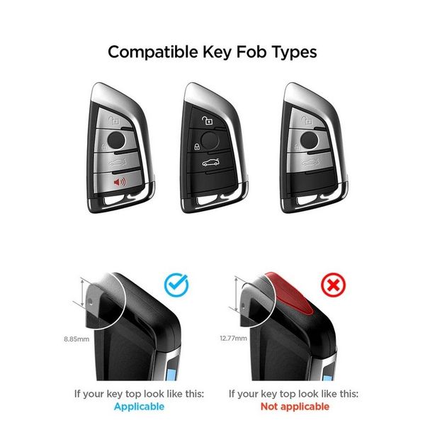 spigen bk100 bmw key fob case black zdjęcie 12