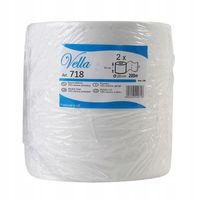 RĘCZNIK BIAŁY SERWIS 1szt VELLA DUŻA ROLKA 200m CELULOZA - JAKOŚĆ