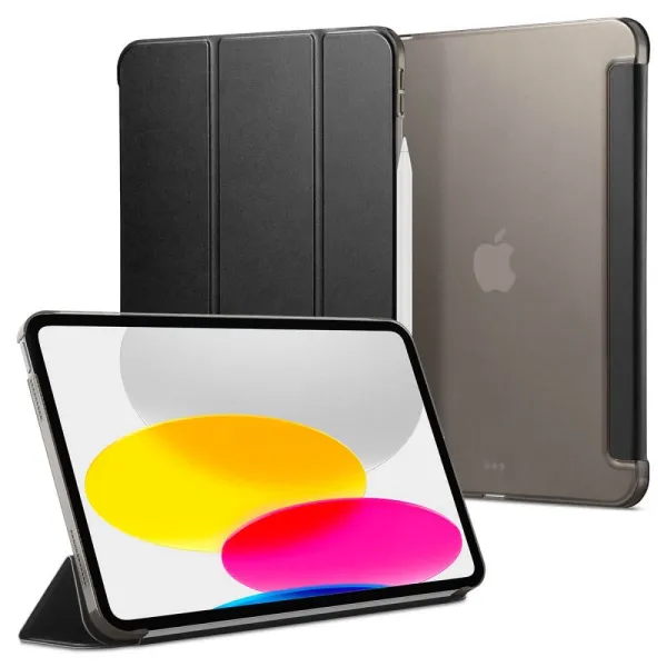 Etui Spigen Smart Fold na iPad 10.9'' 2022 - czarne zdjęcie 1