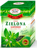 MALWA HERBATA ZIELONA LIŚĆ 100G GUN POWDER
