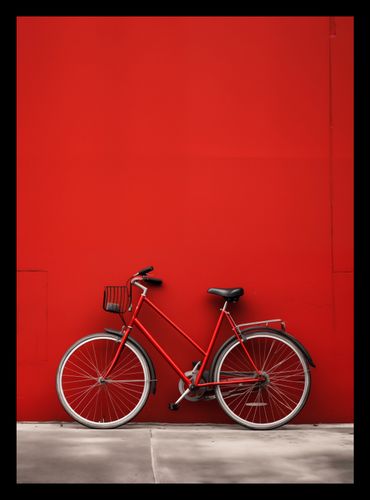 Plakat 20,5x28,4cm Czerwony Rower na Arena.pl