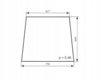 szyba boczna stary i nowy typ C-330 kabina Naglak Koźmin z turem