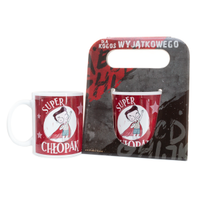 kubek ceramiczny w ozdobnym opakowaniu "super chłopak"