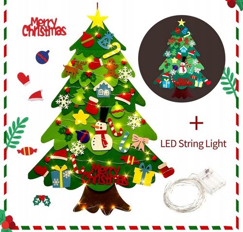 Choinka FILC RZEPY Święta dzieci + LED 100 cm na Arena.pl