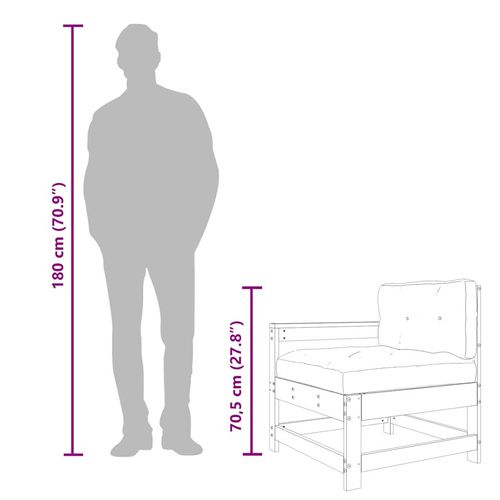 3-cz. zestaw wypoczynkowy do ogrodu, poduszki, biały, drewno na Arena.pl