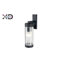 KINKIET LED E27 IP44 60W CZARNY STAL NIERDZEWNA