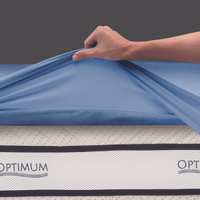 Ochraniacz I Prześcieradło 2w1 Optimum Lawendowy 100x200 cm