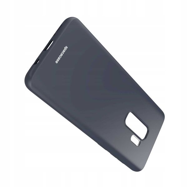 Spacecase Silicone Case Galaxy S9+ Black zdjęcie 8