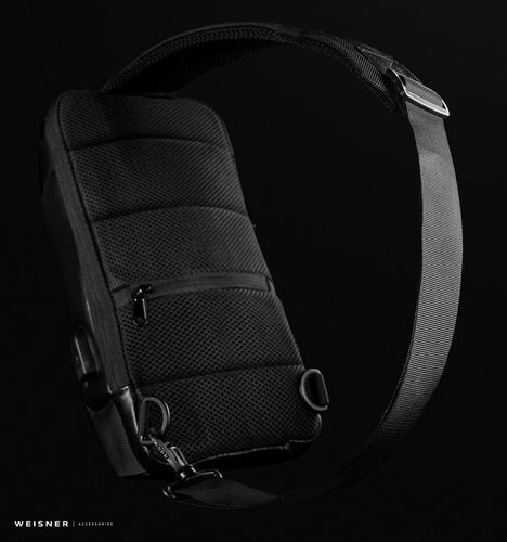 TORBA SASZETKA MĘSKA NERKA PLECAK ANTYKRADZIEŻ USB na Arena.pl