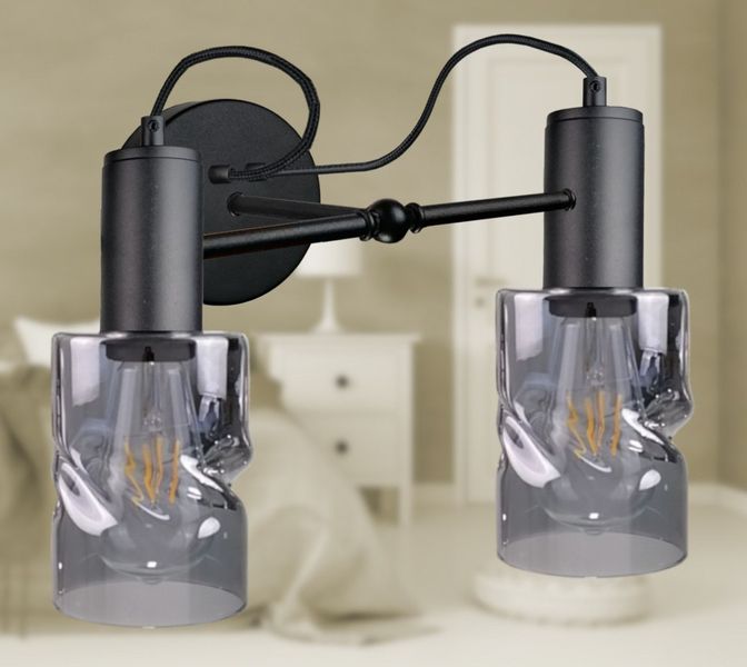 Kinkiet 2xE27 INGER BLACK zdjęcie 2