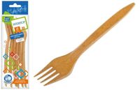 Widelce jednorazowe wielokrotnego użytku z biokompozytu 6 sztuk do zmywarki