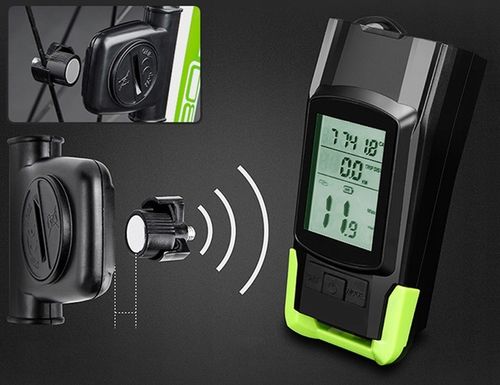 LAMPKA ROWEROWA LICZNIK BEZPRZEWODOWY KLAKSON 3w1 Zestaw na Arena.pl