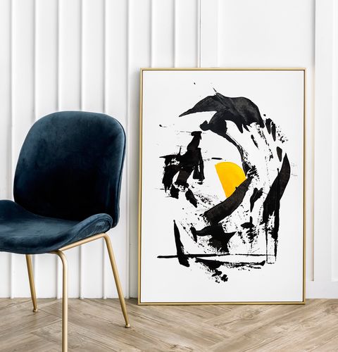 Plakat czarna abstrakcja 40x50 cm na Arena.pl