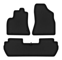 Dywaniki welurowe Citroen Berlingo II 2008-2018 Multispace czarne