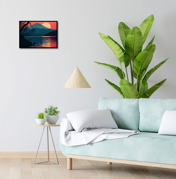 Plakat 42x29,7cm Góra Wieczorem zdjęcie 4