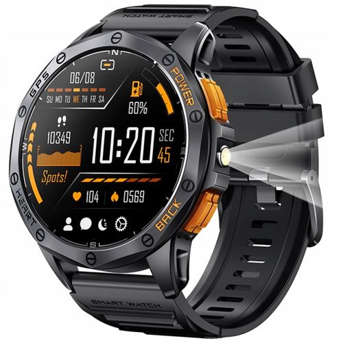 SMARTWATCH MĘSKI Z GPS K67 PL-MENU WODOODPORNY SMSY ROZMOWY SMART WATCH na Arena.pl