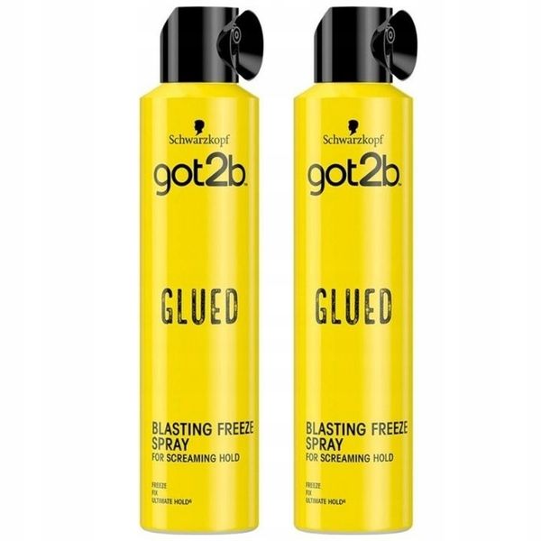 Schwarzkopf Got2b Glued Spray Utrwalający 300ml x2 zdjęcie 2