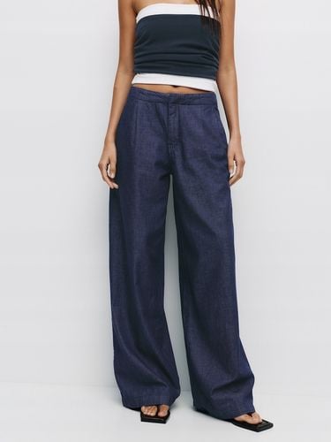 Jeans Pull&Bear Wide Leg Pleated R34 na Arena.pl