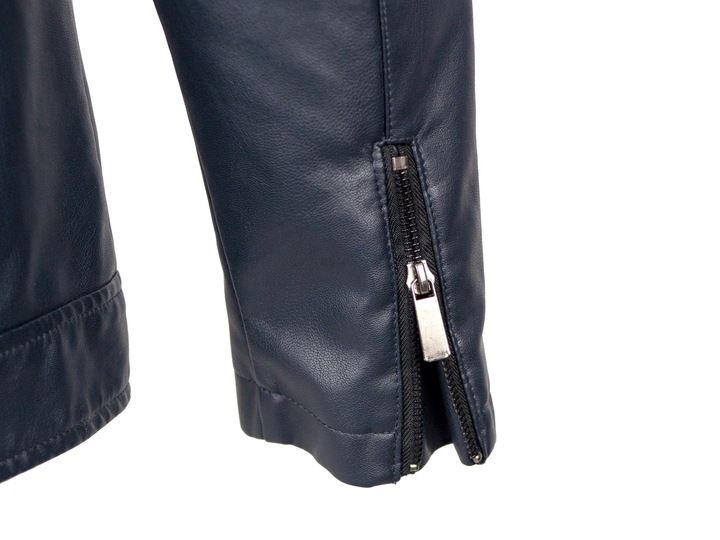 MĘSKA KURTKA SKÓRZANA GRANAT r.XXL REFREE A1406C-1 zdjęcie 7