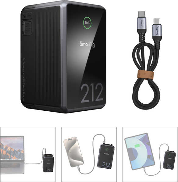 Smallrig 4293 Akumulator V-mount VB212 Mini x Caleb Pike zdjęcie 8