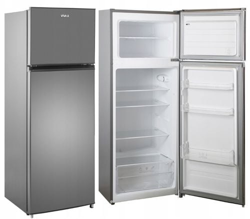 Chłodziarko Zamrażarka Lodówka Z Zamrażarką VIVAX DD-207 SL 166L 143cm Inox na Arena.pl