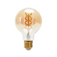 Ozdobna żarówka LED G80 E27 4W 1800K do salonu energooszczędna