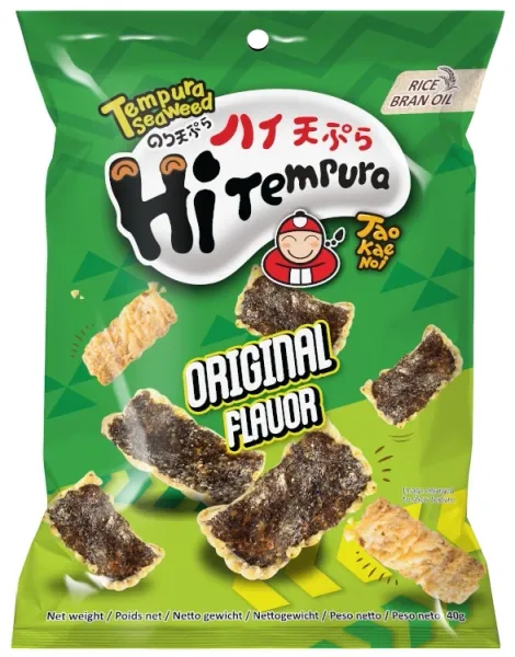 Chipsy Hi Tempura, algi nori w tempurze 40g - Tao Kae Noi zdjęcie 1