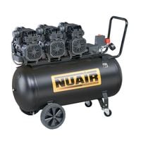 kompresor bezolejowy wyciszony 100l 8 bar 64bd 4km - n/b2fc684nua