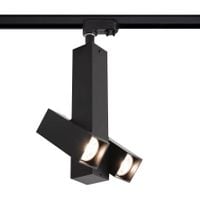 LAMPA sufitowa MITSUMA 7994 Shilo metalowa OPRAWA prostokątny spot regulowany do systemu szynowego czarny