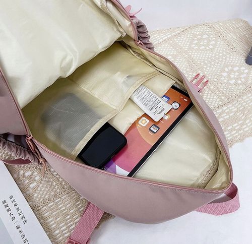 Plecak Szkolny RÓŻOWY Tornister Z Misiem Brelok dla Dziewczynki Dziecka na Arena.pl