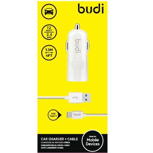 ND38_BD062T Budi - Ladowarka samochodowa USB + ka na Arena.pl