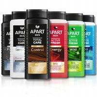 APART żel pod prysznic męski 3w1 i 4w1 Ciało, Twarz, Włosy i Broda 6x