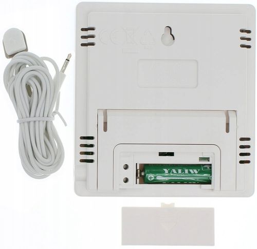 HIGROMETR TERMOMETR BEZPRZEWODOWA STACJA POGODY Z SONDĄ CZUJNIK ZEGAR na Arena.pl