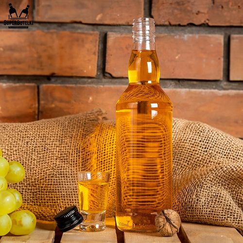 50 szt BUTELKI SZKLANE MONOPOLOWE 500 ml z ZAKRĘTKĄ na BIMBER WÓDKĘ ALKOHOL na Arena.pl