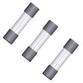 3x Bezpiecznik szklany rurkowy szybki 5x20mm F3A 3A WTA-F