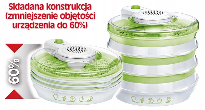Suszarka do grzybów owoców ziół MPM MSG-06 6 sit zdjęcie 2