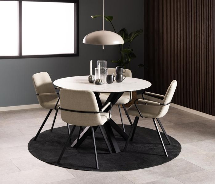 Stół Heaven 120cm white Akranes zdjęcie 2