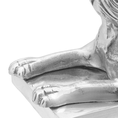 Podpórki do książek 2 pcs Srebrny 12 x 15 x 18 cm Aluminium na Arena.pl