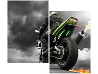 80X70CM MONSTERBIKE DUO OBRAZ