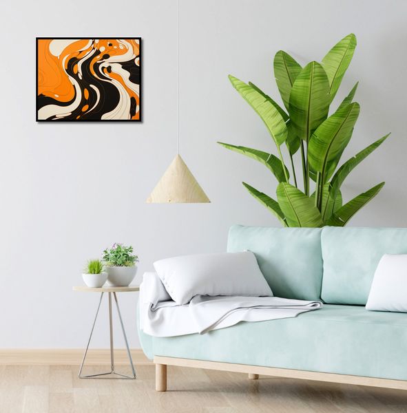 Plakat 50x40cm Tańczący Atrament zdjęcie 4