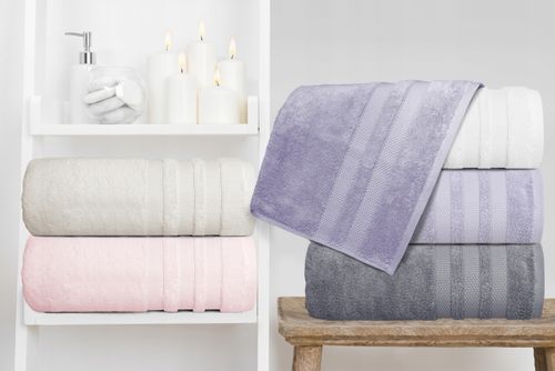 Ręcznik River 70x130 gruby bawełna Greno brązowy na Arena.pl