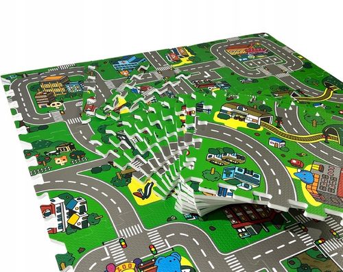 PUZZLE PIANKOWE MATA MIASTO ULICE DROGI 18EL DUŻE na Arena.pl